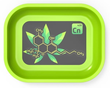 V-Syndicate Dreh-Tablett - Rolling Tray MINI "Molecule"